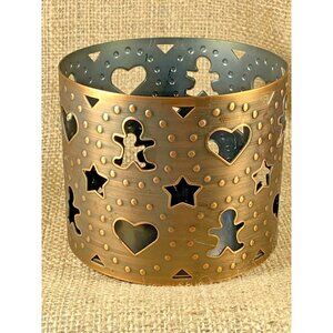 Bath and Body Works Gingerbread Large 3 Wick Candle Holder 14.5oz Christmas